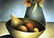 Fruit Bowl With Flowers